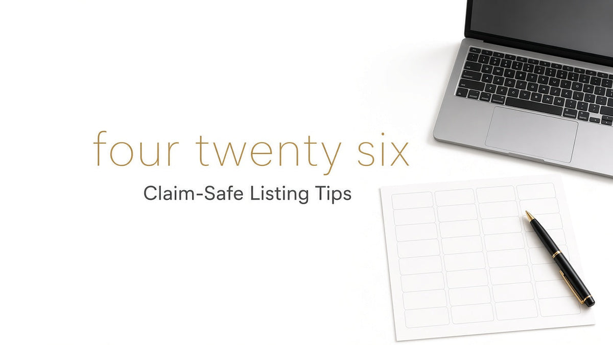 Claim-Safe Listing Tips — four twenty six