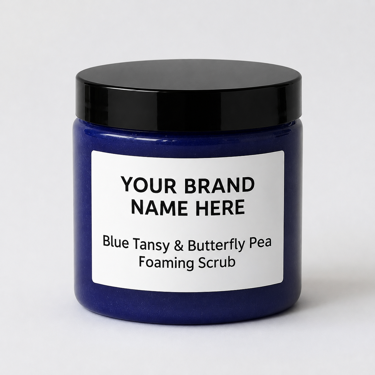 Blue Tansy & Butterfly Pea Calm & Restore Foaming Scrub | Ready To Label