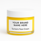 Turmeric & Vitamin E Glow Brightening Cream | Private Label & Bulk