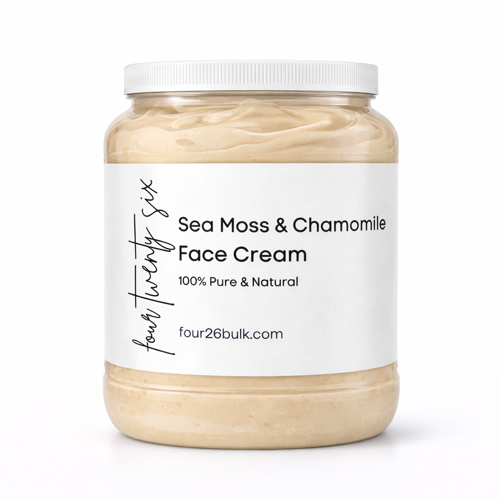 Sea Moss & Chamomile Face Cream - Private Label & Bulk