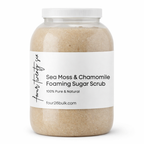 Sea Moss & Chamomile Foaming Body Scrub| Private Label & Bulk