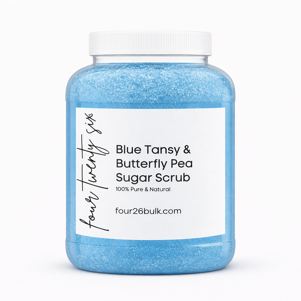 Blue Tansy & Butterfly Pea Calm & Restore Foaming Scrub | Private Label & Bulk