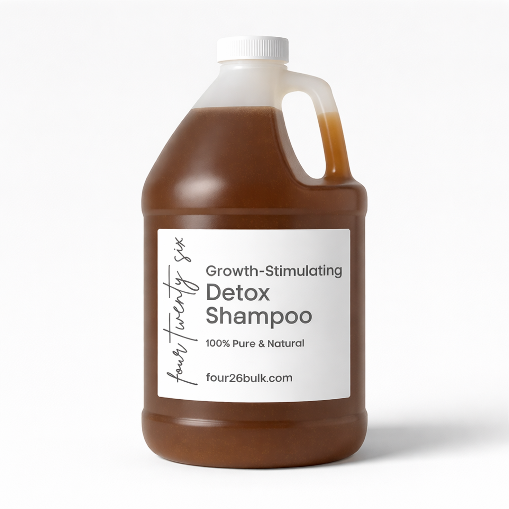 Chebe & African Black Soap Growth-Stimulating Detox Shampoo | Private Label & Bulk