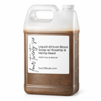 Liquid African Black Soap w/ Rosehip & Hemp Seed- Private Label & Bulk