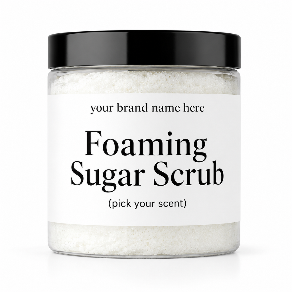 Foaming Sugar Scrub | Pick your scent | Private Label & Bulk
