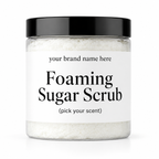 Foaming Sugar Scrub | Pick your scent | Private Label & Bulk