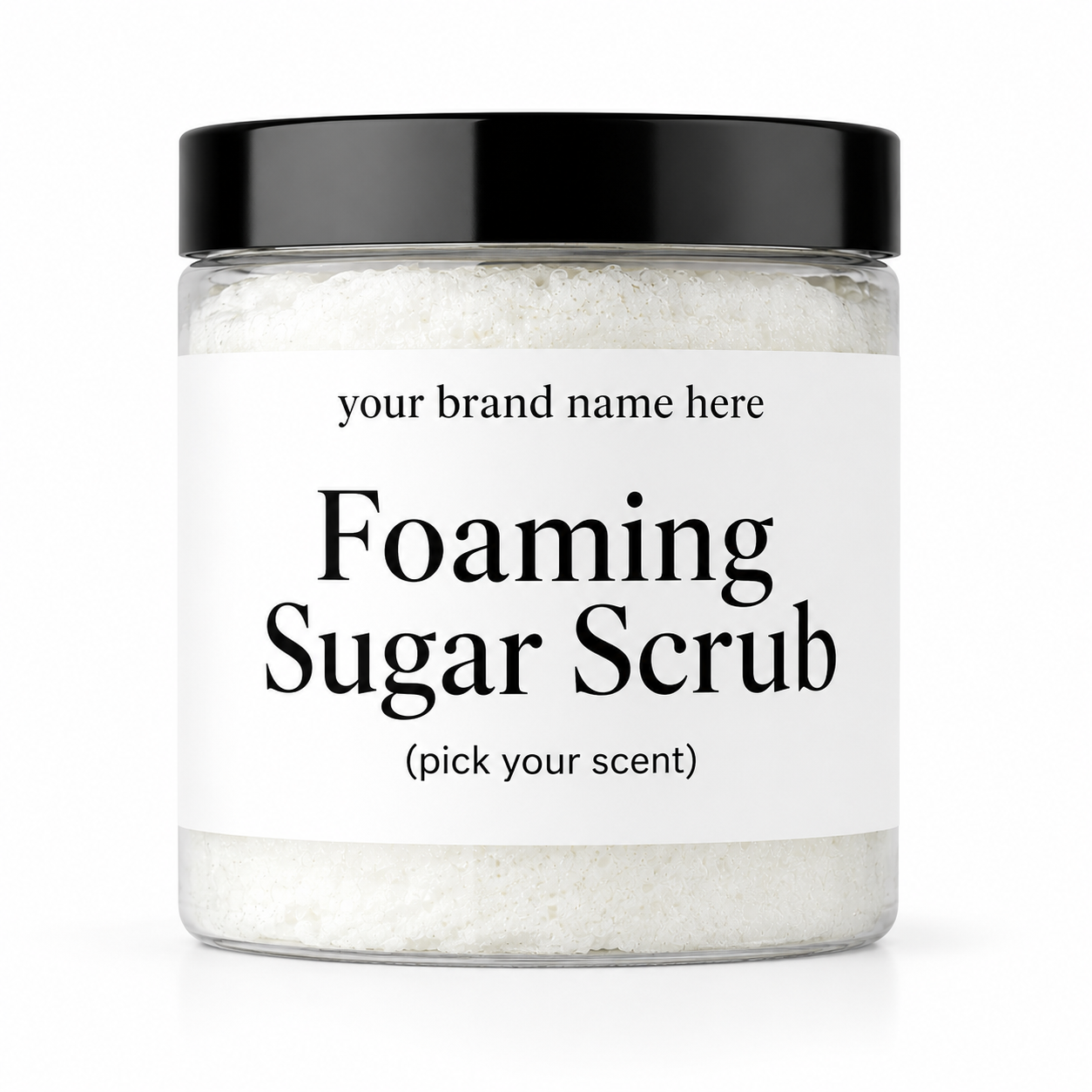Foaming Sugar Scrub | Pick your scent | Private Label & Bulk