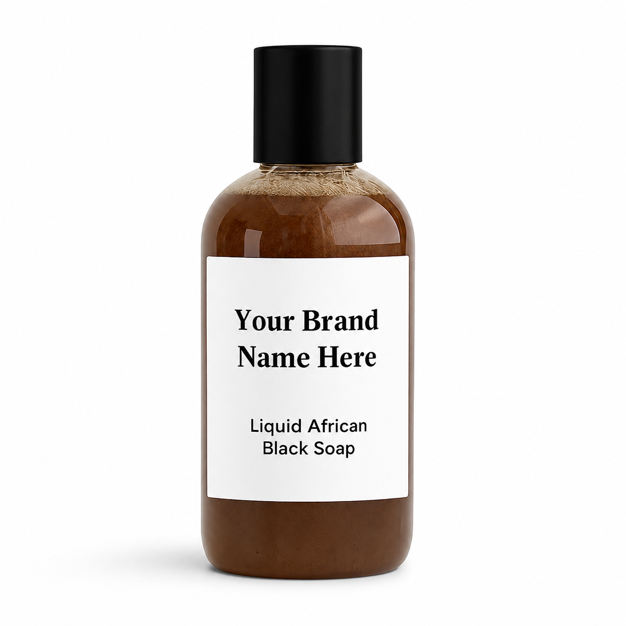 Liquid African Black Soap w/ Rosehip & Hemp Seed - Ready To Label