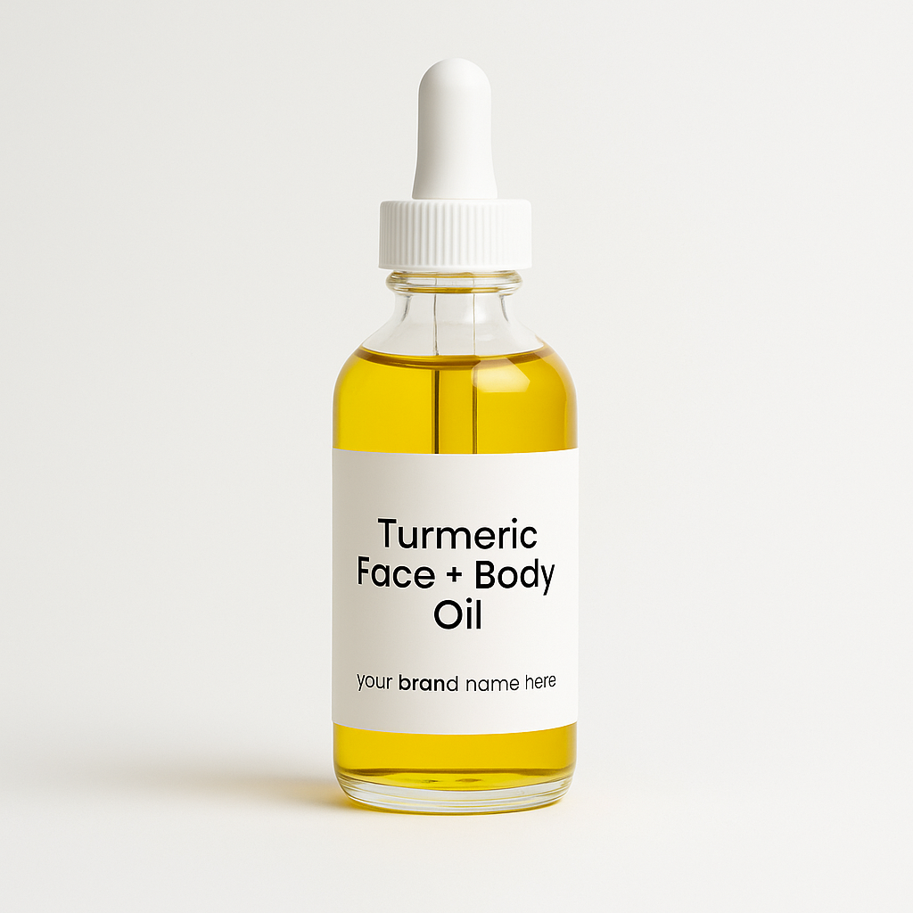 Turmeric Radiance-Boost Facial Oil | Private Label & Bulk