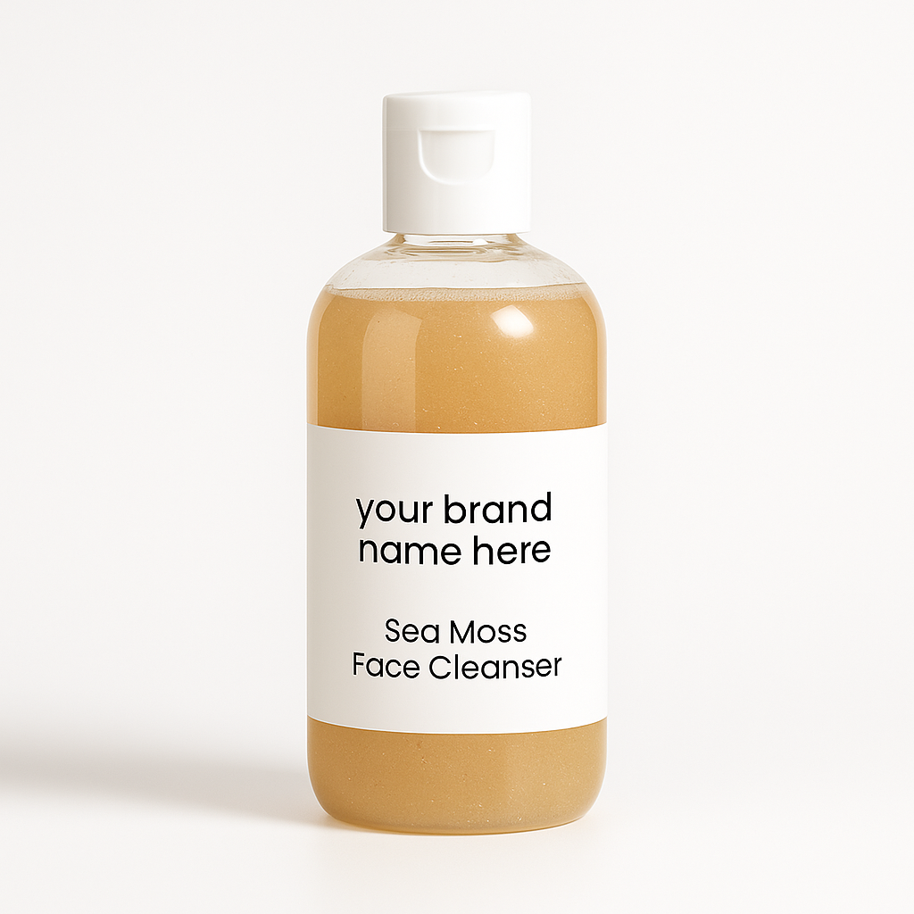 Mineral-Rich Sea Moss & Chamomile Face Cleanser | Private Label & Bulk