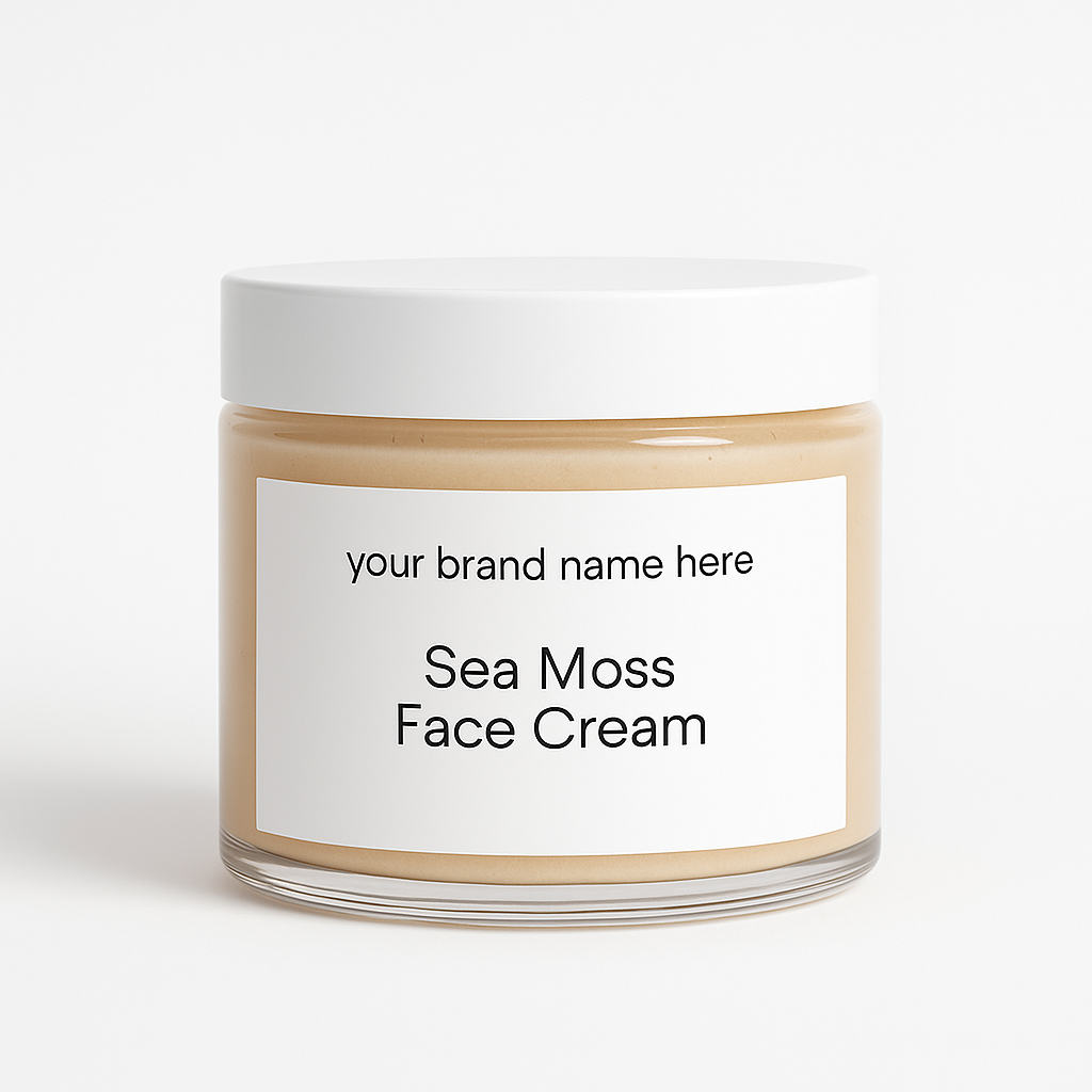 Sea Moss & Chamomile Face Cream - Private Label & Bulk
