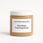 Sea Moss & Chamomile Foaming Body Scrub| Private Label & Bulk