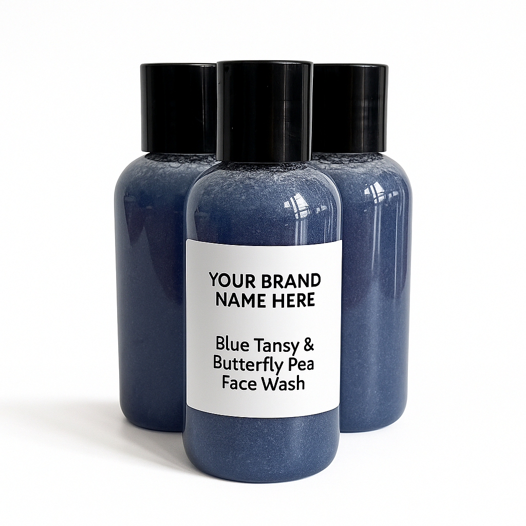 Blue Tansy & Butterfly Pea Soothing Facial Cleanser | Ready To Label