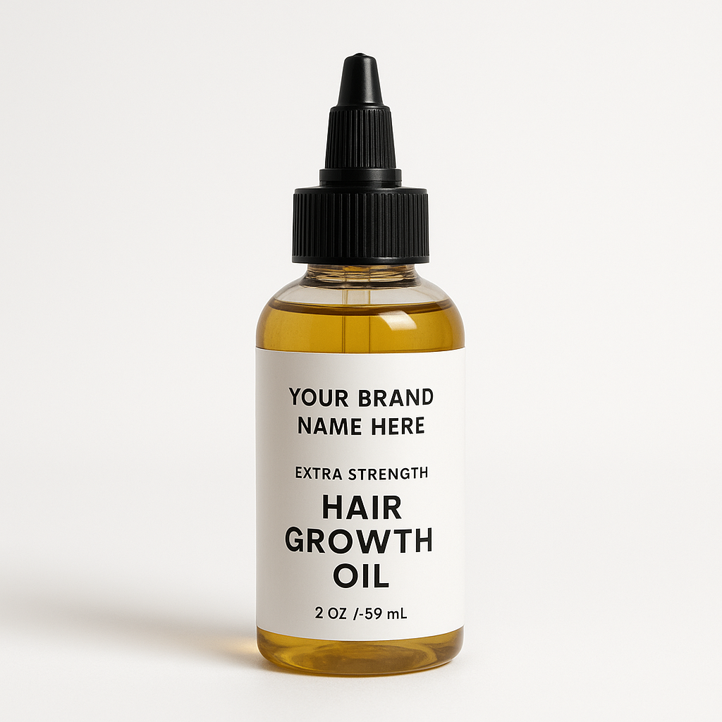 Herbal Extra Strength Hair Growth Oil W/ Batana & 15 herb infusion - Ready To Label