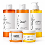 Turmeric Glow & Radiance Skincare Bundle | Complete 5-Piece Face & Body Collection