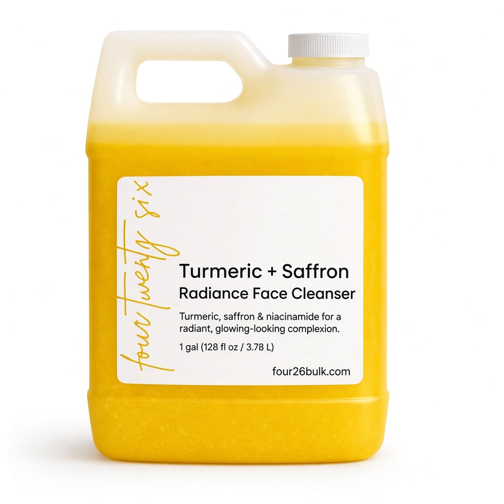 Turmeric + Saffron Radiance Face Cleanser 1 gallon