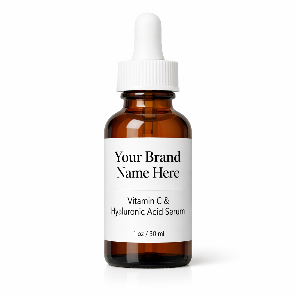 Vitamin C & Hyaluronic Acid Serum | Private Label & Bulk